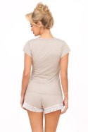 Piżama Damska Model Simply 1/2 Light Beige - Donna - 42 Piżama Damska Model Simply 1/2 Light Beige - Donna - 42