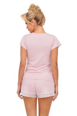 Piżama Damska Model Simply 1/2 Powder Pink - Donna - 42