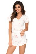 Piżama Damska Model Sweet 1/2 Ecru - Donna - 40