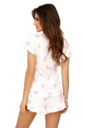 Piżama Damska Model Sweet 1/2 Ecru - Donna - 40