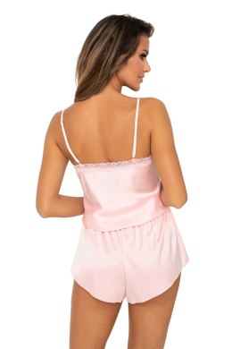 Piżama Damska Model Tiffani 1/2 Pink - Donna - 40
