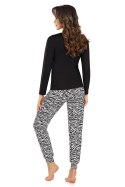 Piżama Damska Model Zebra Long Black - Donna - 44 Piżama Damska Model Zebra Long Black - Donna - 44