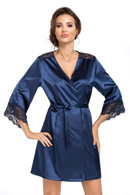Szlafrok Damski Model Eva Navy - Donna - XL