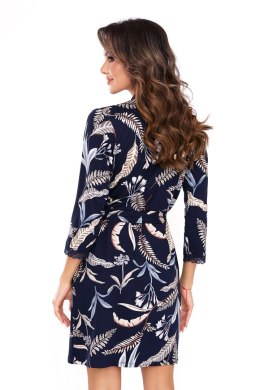 Szlafrok Damski Model Helen Dark Blue - Donna - 42
