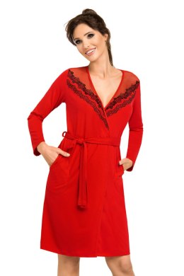 Szlafrok Damski Model Jasmine Red - Donna - M