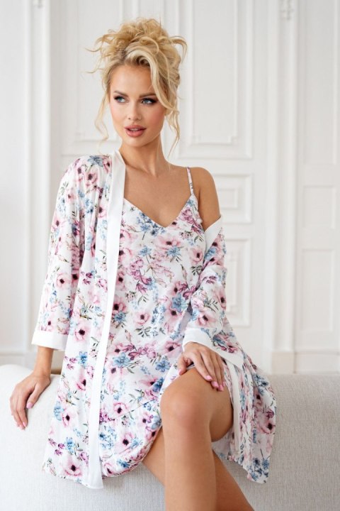 Szlafrok Damski Model Rosa Ecru - Donna - 36 Szlafrok Damski Model Rosa Ecru - Donna - 36