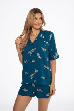 Piżama Damska Model Airy 41305-65X Morski - Henderson - XXL