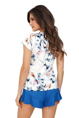 Piżama Damska Model Astrid 1/2 Cobalt - Donna - 36