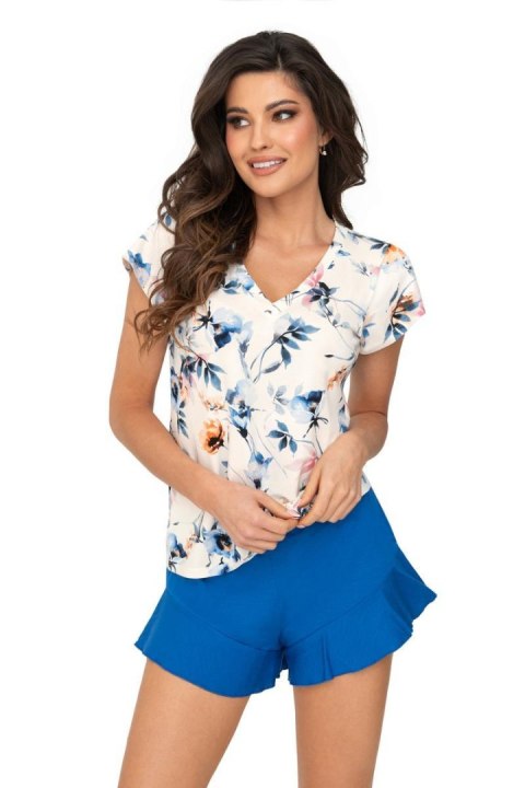 Piżama Damska Model Astrid 1/2 Cobalt - Donna - 42 Piżama Damska Model Astrid 1/2 Cobalt - Donna - 42