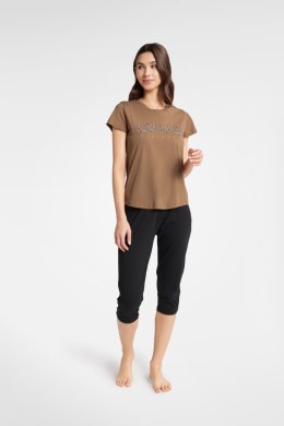 Piżama Damska Model Boutique 40615-88X Carmel/Black - Henderson - XL