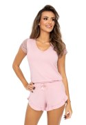 Piżama Damska Model Celine 1/2 Powder Pink - Donna - 42