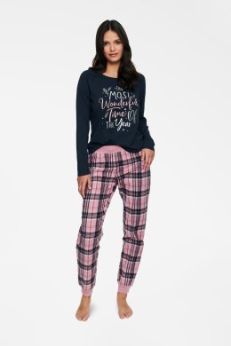 Piżama Damska Model Hello 40120-39X Navy/Pink - Henderson - XL