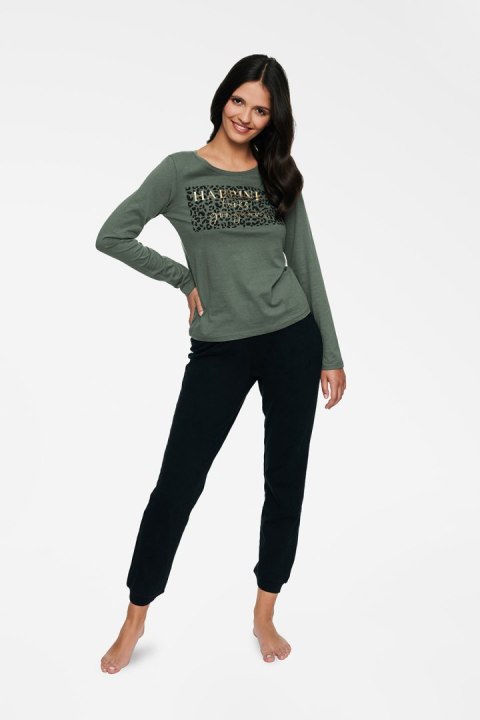 Piżama Damska Model Holo 40096-87X Green/Black - Henderson - L