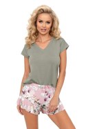 Piżama Damska Model Nicola 1/2 Olive - Donna - 38 Piżama Damska Model Nicola 1/2 Olive - Donna - 38