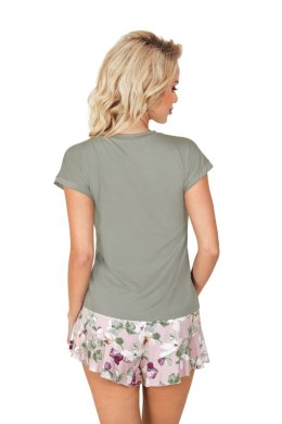 Piżama Damska Model Nicola 1/2 Olive - Donna - 38