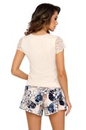 Piżama Damska Model Sofia 1/2 Light Beige - Donna - 36 Piżama Damska Model Sofia 1/2 Light Beige - Donna - 36