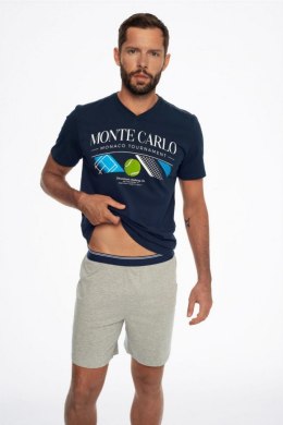Piżama Męska Model Court 41281-59X Navy/Grey - Henderson - M