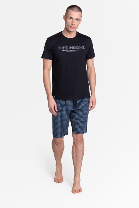 Piżama Męska Model Dojo 38883-99X Black/Navy - Henderson - L