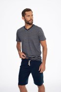 Piżama Męska Model Exact 41295-59X Navy - Henderson - XL