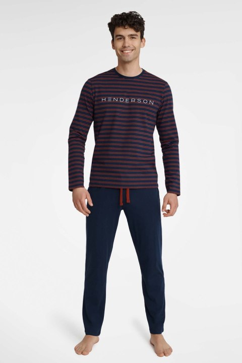 Piżama Męska Model Umbra 40959-59X Navy - Henderson - L