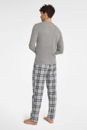 Piżama Męska Model Usher 40946-90X Grey Melange - Henderson - XXXL