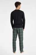 Piżama Męska Model Usher 40946-99X Black - Henderson - XXL Piżama Męska Model Usher 40946-99X Black - Henderson - XXL