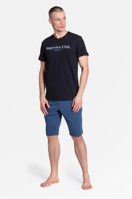 Piżama Męska Model Zed 38366-55X Blue/Grey - Henderson - XXL