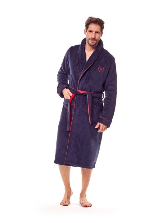 Szlafrok Meski Model Got 36375-59X Navy - Henderson - M