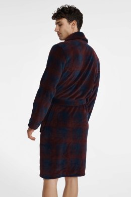 Szlafrok Męski Model Undergo 40985-83X Bordo - Henderson - XXL