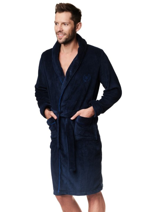 Szlafrok Męski Molto 39390-59X Navy - Henderson - XXL Szlafrok Męski Molto 39390-59X Navy - Henderson - XXL