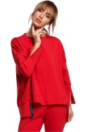 Bluza Damska Model MOE491 Red - Moe - L/XL Bluza Damska Model MOE491 Red - Moe - L/XL