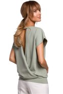 Bluzka Model MOE498 Pistacja - Moe - XL Bluzka Model MOE498 Pistacja - Moe - XL