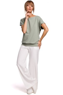 Bluzka Model MOE498 Pistacja - Moe - M