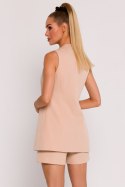 Kamizelka Model MOE776 Beige - Moe - L Kamizelka Model MOE776 Beige - Moe - L