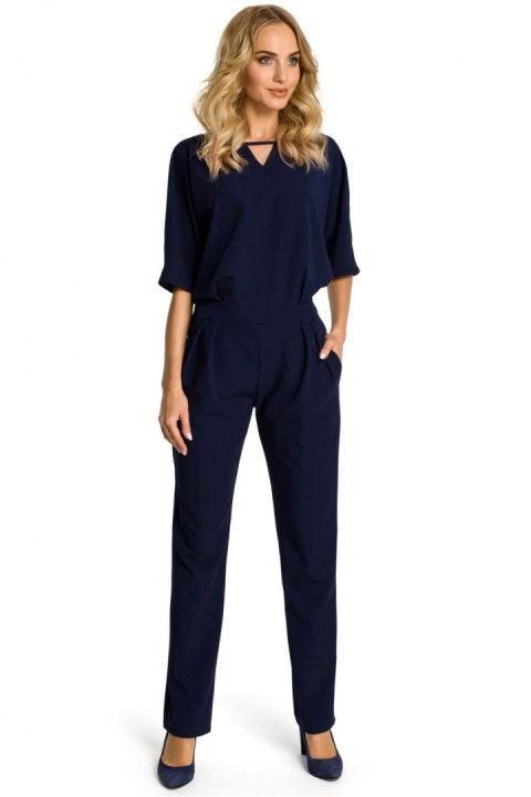 Kombinezon Damski Model MOE334 Navy - Moe - s Kombinezon Damski Model MOE334 Navy - Moe - s