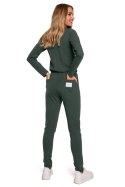 Kombinezon Damski Model MOE583 Militare Green - Moe - M Kombinezon Damski Model MOE583 Militare Green - Moe - M