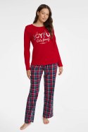 Piżama Damska Model Glance 40938-33X Red - Henderson - L