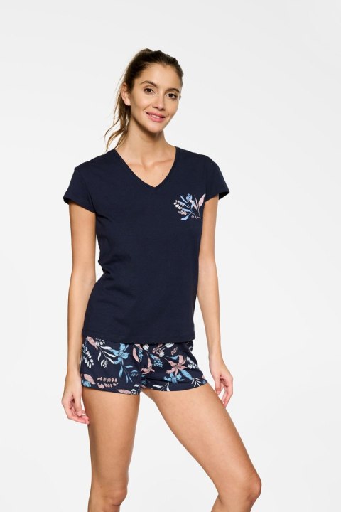 Piżama Damska Model Noru 39601-59X Navy - Henderson - XXL