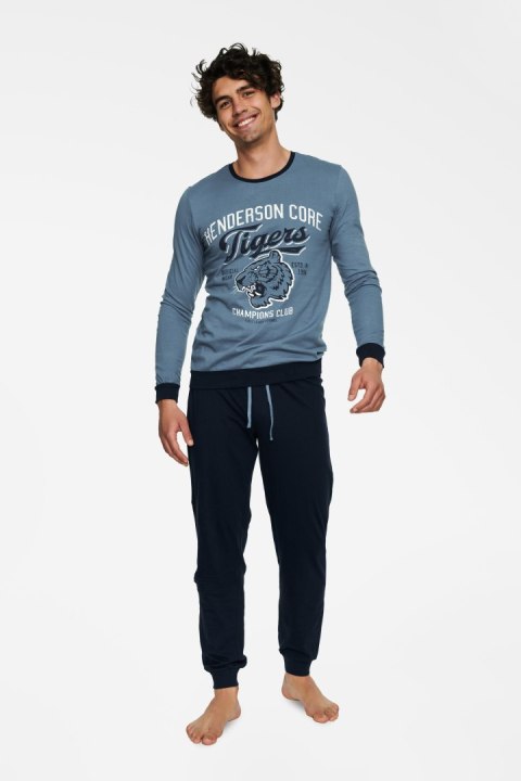 Piżama Męska Model Burn 40022-55X Blue/Black - Henderson - XXL Piżama Męska Model Burn 40022-55X Blue/Black - Henderson - XXL