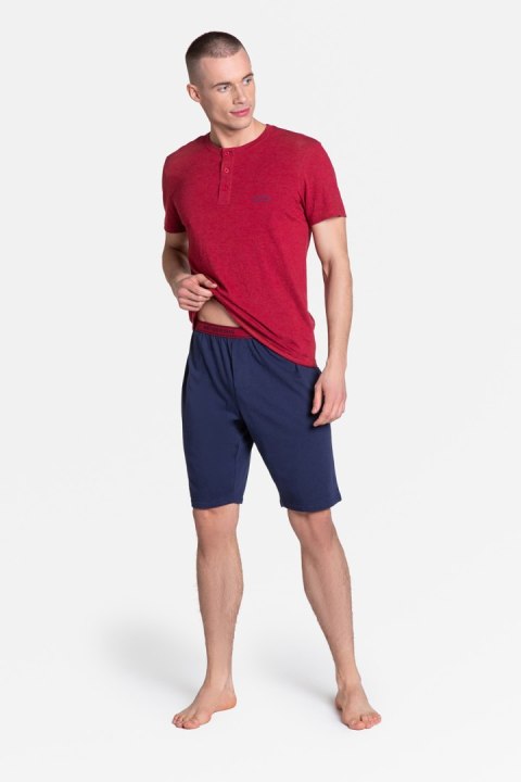 Piżama Męska Model Dune 38879-33X Red/Navy - Henderson - M