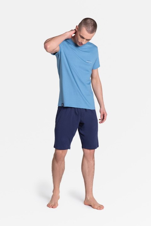 Piżama Męska Model Duty 38881-95X Blue/Navy - Henderson - XXXL