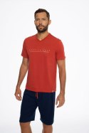 Piżama Męska Model Emmet 41290-33X Red/Navy - Henderson - M Piżama Męska Model Emmet 41290-33X Red/Navy - Henderson - M