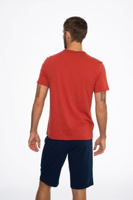 Piżama Męska Model Emmet 41290-33X Red/Navy - Henderson - M
