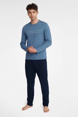 Piżama Męska Model Insure 40963-55X Blue/Navy - Henderson - XL