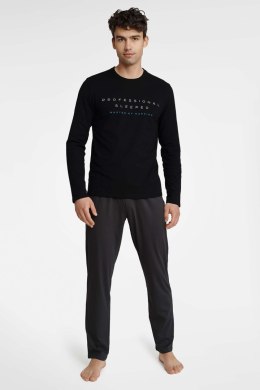 Piżama Męska Model Insure 40963-99X Black/Dark Grey - Henderson - XL