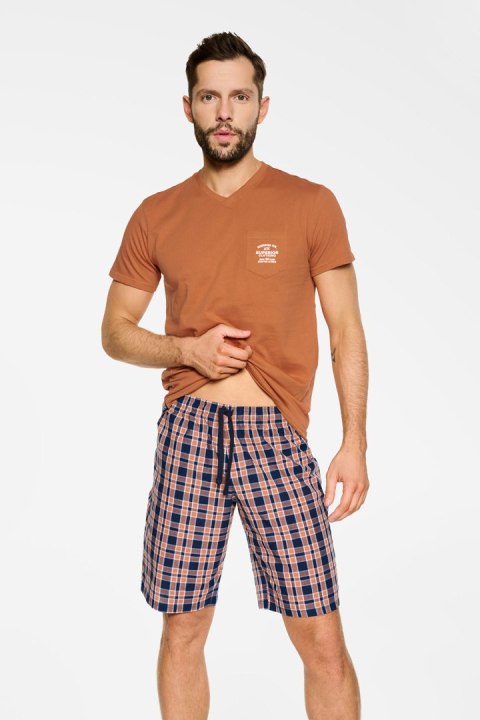 Piżama Męska Model Patch 39734-28X Rudy - Henderson - XL