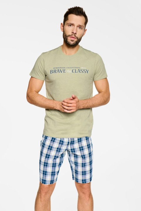 Piżama Męska Model Proud 39735-65X Mint - Henderson - XXL Piżama Męska Model Proud 39735-65X Mint - Henderson - XXL