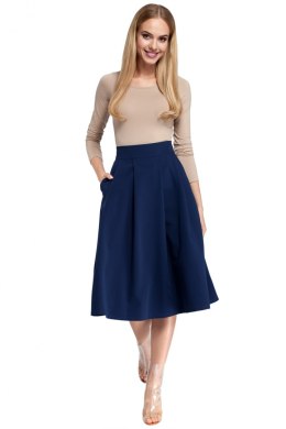 Spódnica Model MOE302 Navy - Moe - XXL