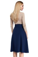 Spódnica Model MOE302 Navy - Moe - s Spódnica Model MOE302 Navy - Moe - s