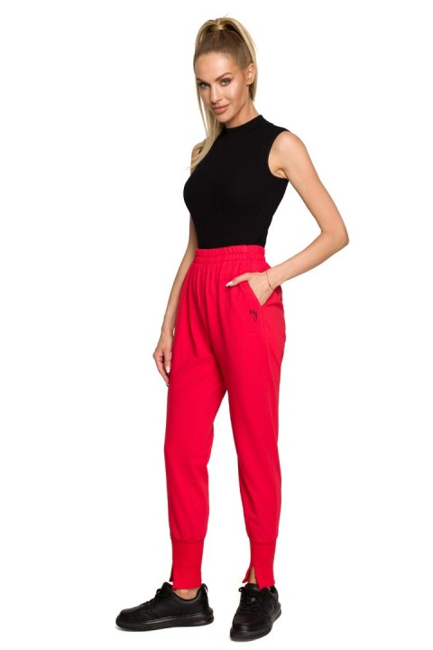 Spodnie Dresowe Model MOE692 Red - Moe - M